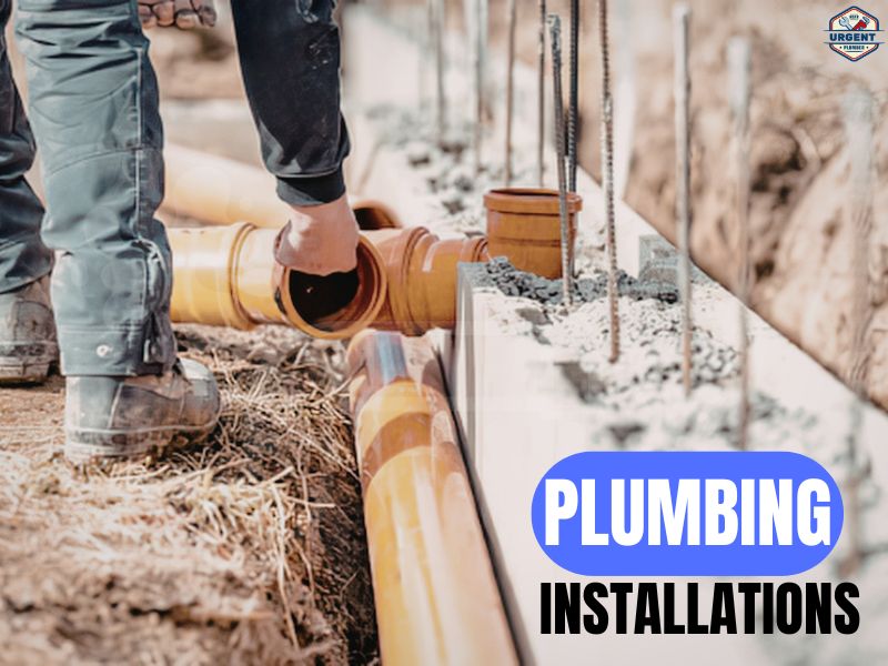 Professional installation of new plumbing fixtures and water heaters by top-rated local experts connected via UrgentPlumberNear.
